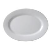Vertex&reg; Market Buffet Collection White 18 In. Rolled Edge Platter