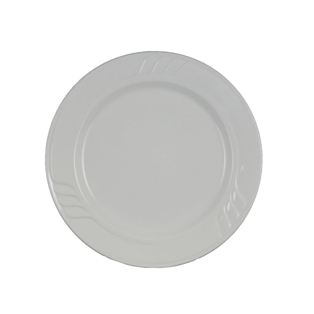 Vertex&reg; China Sausalito Undecorated Bone White 10-1/4" Plate