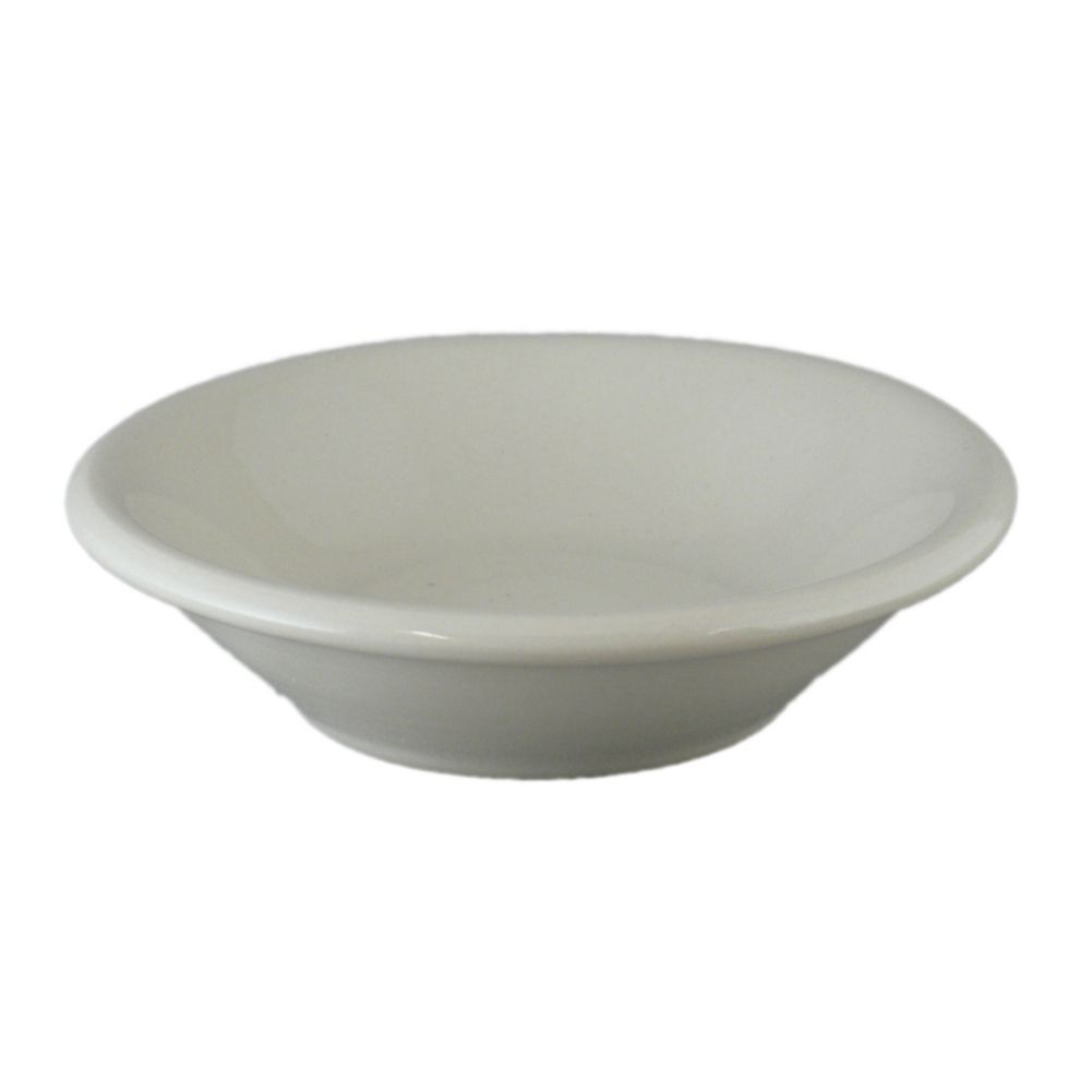 Vertex&reg; Buckingham American White Rolled Edge 5 Oz Fruit Dish