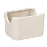 Vertex Buckingham American White Rolled Edge Sugar Packet Holder