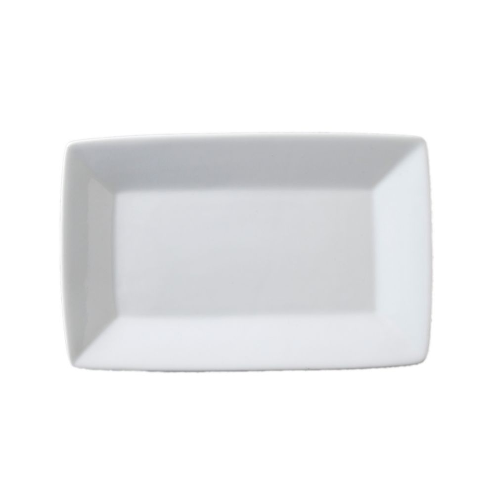 Vertex&reg; China Signature White 11" Rectangle Plate