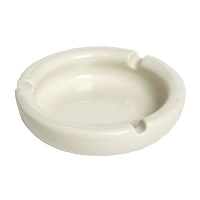 Tuxton&reg; 4" Eggshell Ashtray