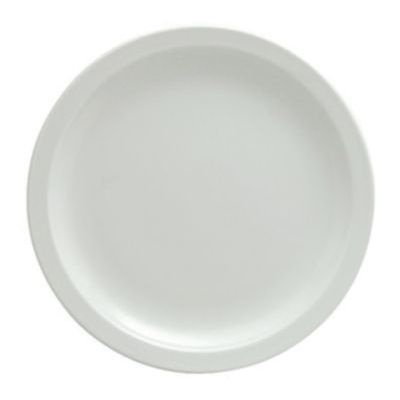 Oneida Delco Ceramicor Bright White 9" Narrow Rim Plate