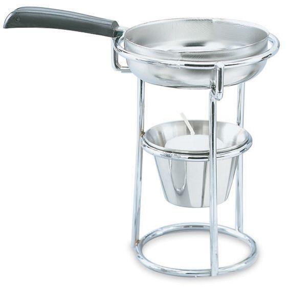 Vollrath 5 Oz. Butter Melter with Pan and Chrome Plated Stand