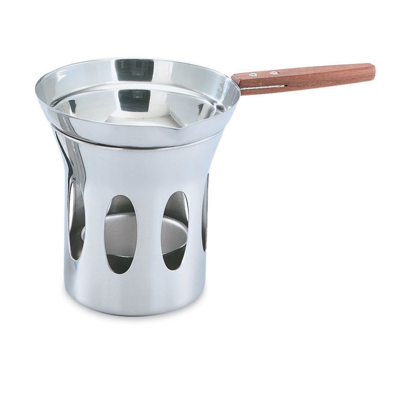 Butter Melter w/ Rosewood Handle S/S Pan and Vented S/S Stand, 4.25 oz