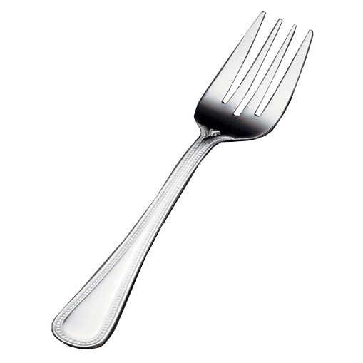 Brocade Mirror Finish S/S 4-Tine Salad Fork, 6-1/2"