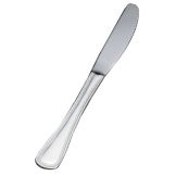 Brocade Mirror Finish S/S Solid Handle Dinner Knife, 8-7/8"