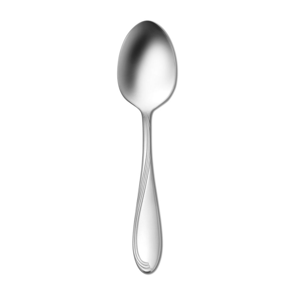 Scroll S/S Oval Bowl Soup / Dessert Spoon, 7-3/8"