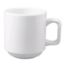Dudson Hudson 9.5 Oz Classic White Stacking Mug / Beaker Dudson Hudson 9.5 Oz Classic White Stacking Mug / Beaker