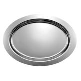 Oneida Patriot Oval Stainless Steel 18-1/2 x 13-1/4" Serving Tray