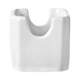 Porcelain Bright White Sugar Packet Holder, 3" x 2"