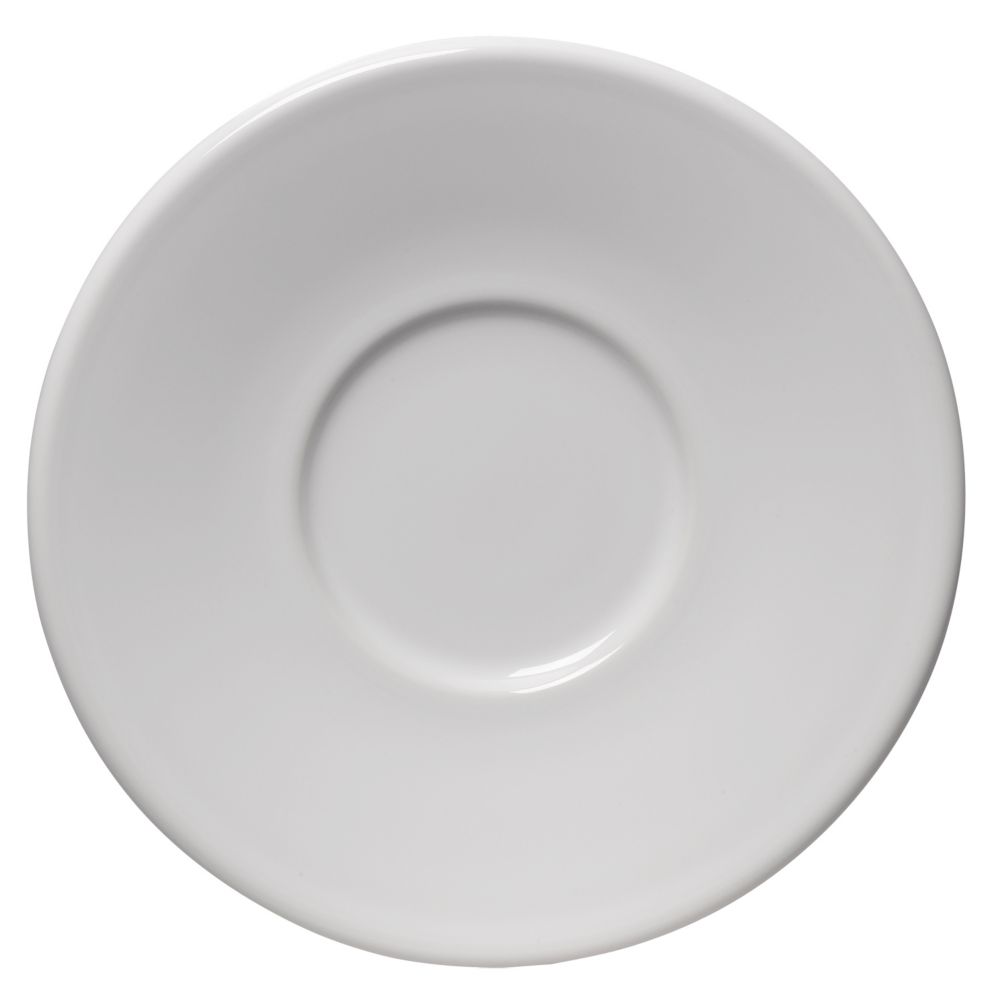 Homer Laughlin China Undecorated 6-3/4" Jumbo Saucer