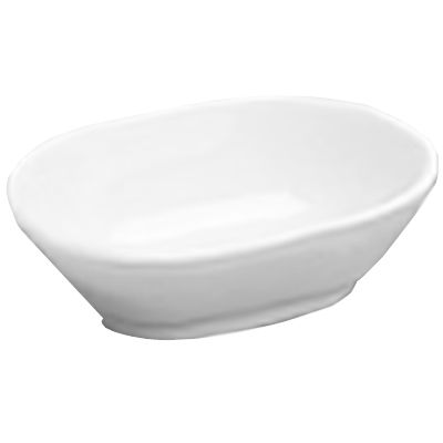 Homer Laughlin China Undecorated 5 oz Oval Healthcare Bowl