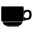 Dudson Tudor White 8 oz Stacking Teacup Dudson Tudor White 8 oz Stacking Teacup