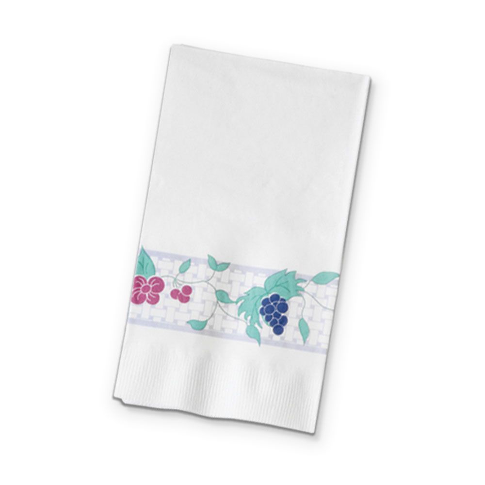 Dinex&reg; Garden Trellis 2-Ply Facial Quality Dinner Napkin