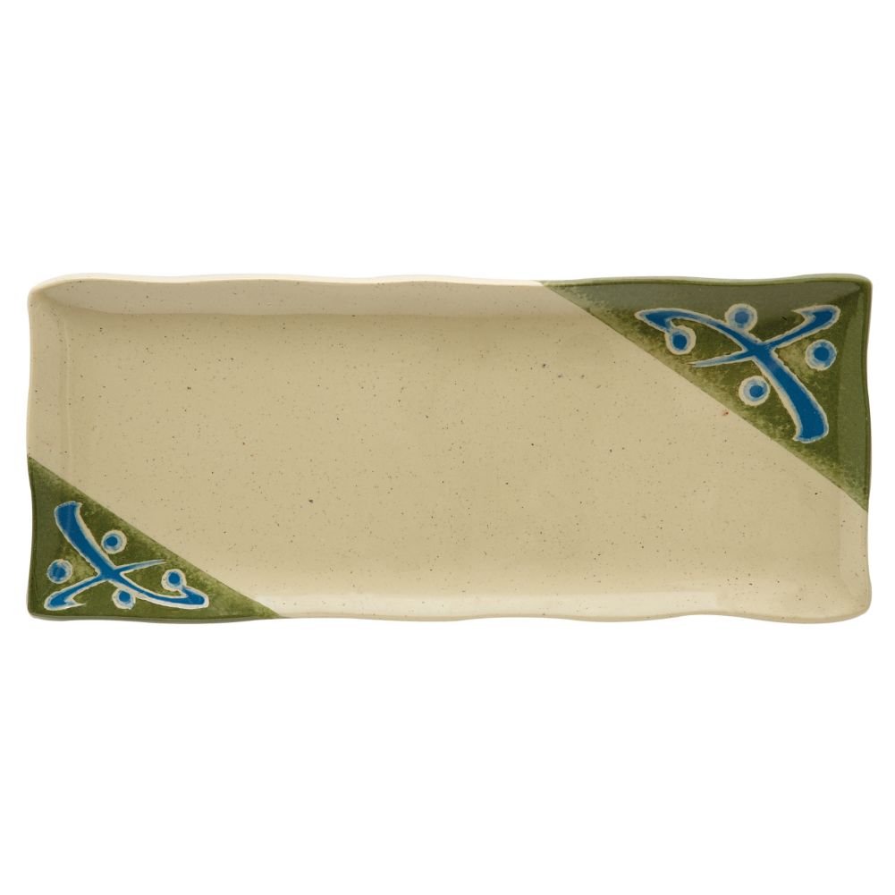 G.E.T. Traditional&trade; 11" x 4-1/2" Rectangular Plate