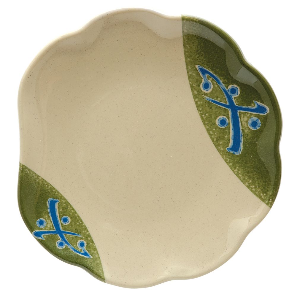 G.E.T. Traditional&trade; 8" Scalloped Edged Plate