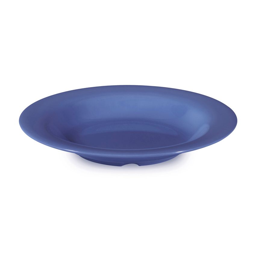 G.E.T. Diamond Mardi Gras&trade; Peacock Blue 13 Oz. Pasta Bowl