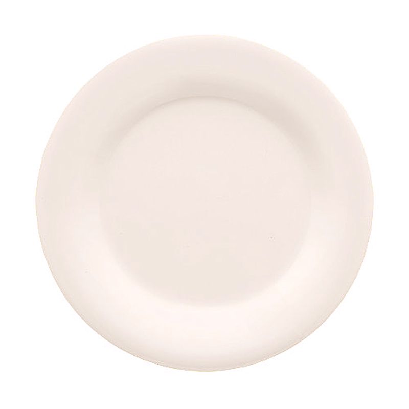 G.E.T. Diamond Ivory&trade; 7.5" Wide Rim Melamine Plate