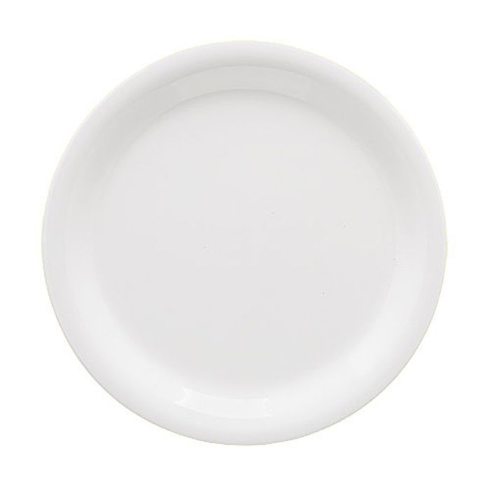 G.E.T. Diamond White&trade; Narrow Rim 10-1/2" Melamine Plate