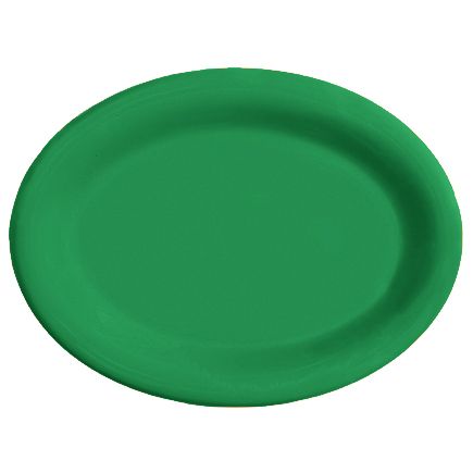 G.E.T. Diamond Mardi Gras&trade; Rainforest Green 12 x 9" Platter