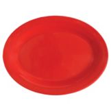 G.E.T. Red Sensation&trade; 11-1/4 x 8-1/2" Oval Platter
