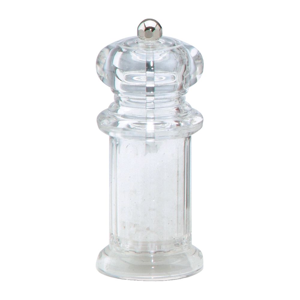 Chef Specialties Clear Acrylic 5&frac12;" Citation Salt Mill