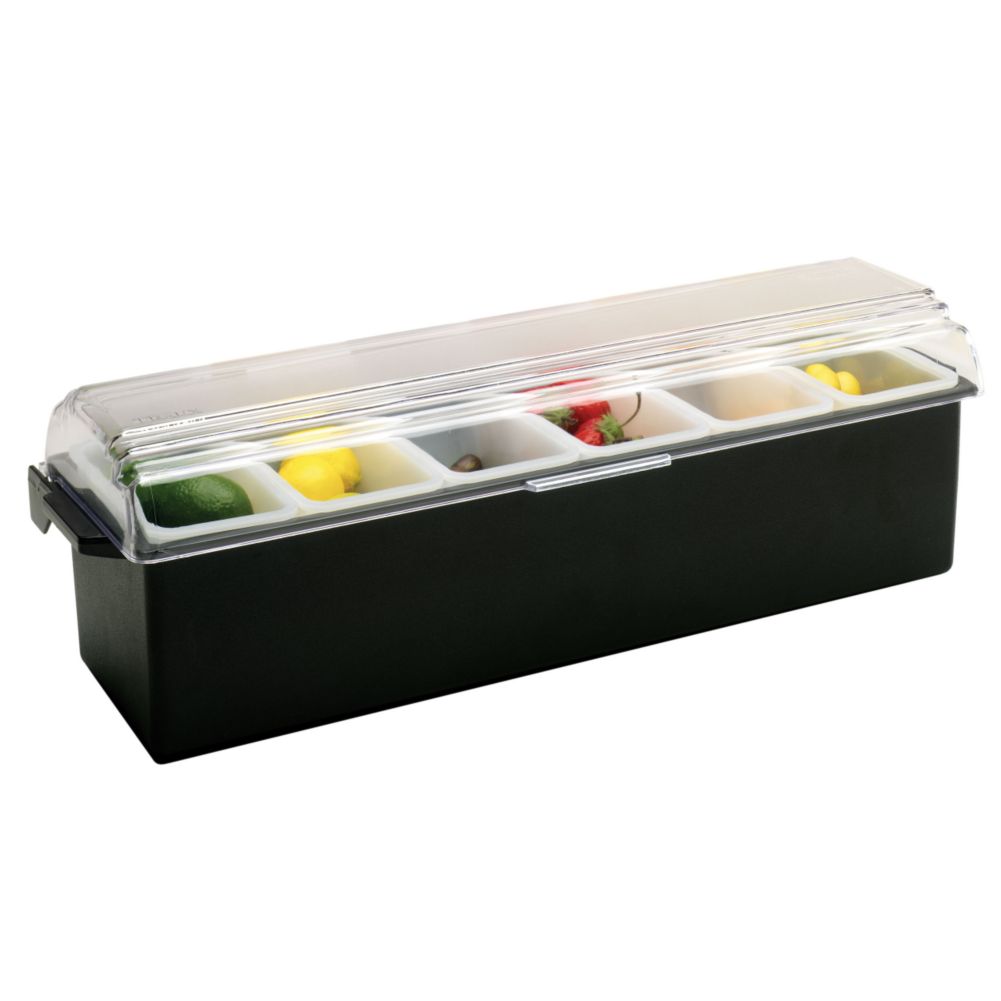 Traex Kondi-Keeper&reg; Black 6 pt Condiment Dispenser