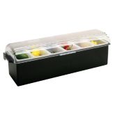 Traex Kondi-Keeper&reg; Black 6 pt Condiment Dispenser