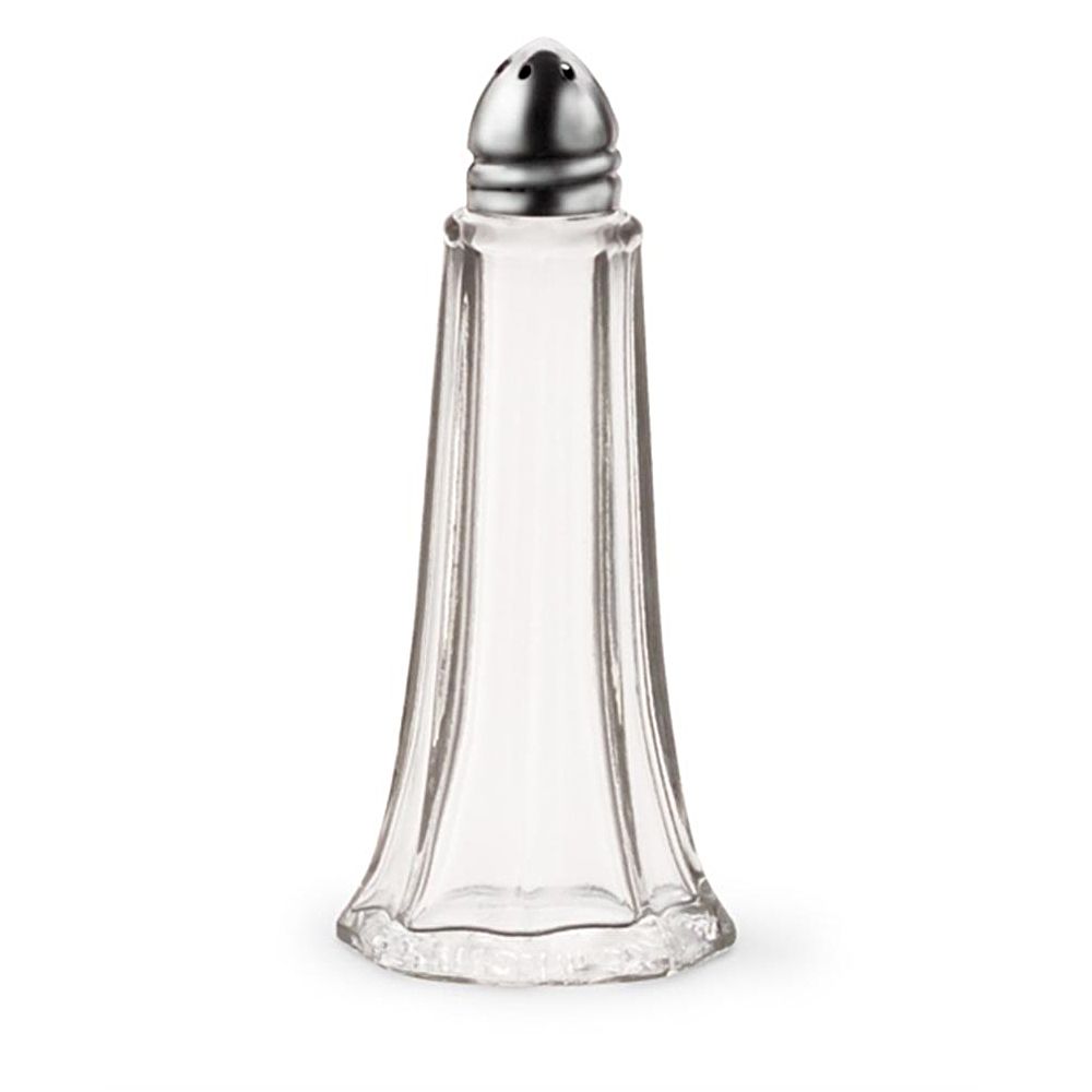 Traex&reg; 1 Oz. Chrome Lid Salt and Pepper Shakers