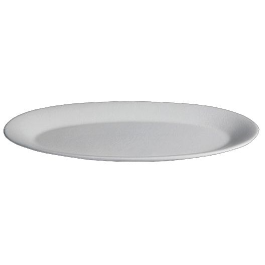 Bugambilia White Resin Coated Medium 67.6 Oz Oval Buffet Platter