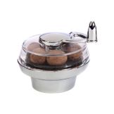 William Bounds Chrome 3-1/4"H Nutmeg Twister Mill