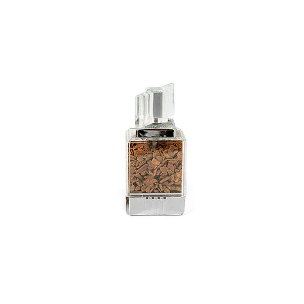 William Bounds Clear Acrylic Cinnamon Mill with Cinnamon Refill