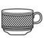 Dudson White Lace Damask 8 oz Stacking Teacup Dudson White Lace Damask 8 oz Stacking Teacup