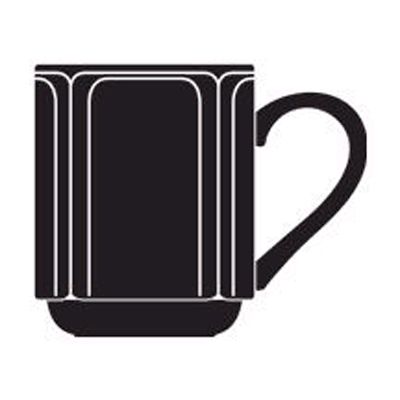 Dudson Jacobean White 10 oz Mug / Beaker