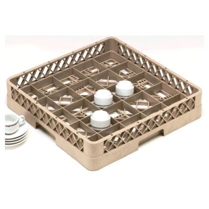 Traex&reg; 25 Compartment 1 Open Extender Beige Cup Rack
