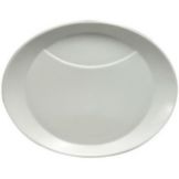Schonwald Signature Undec. Oval Platform Plate, 8&frac34; x 6-3/16