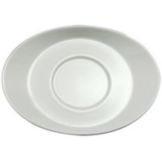 Schonwald Signature Undecorated Oval Saucer, 6-7/8 x 5&frac14;"