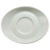 Schonwald Signature Undec. A.D. Oval Saucer, 5&frac12; x 4-7/16"