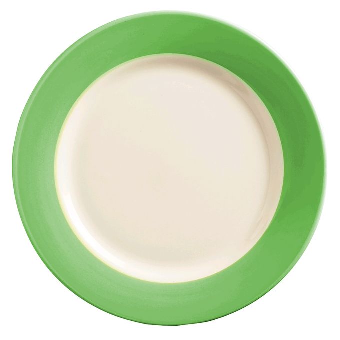 Montego Bay&trade; Green Brushed Band 11" Plate