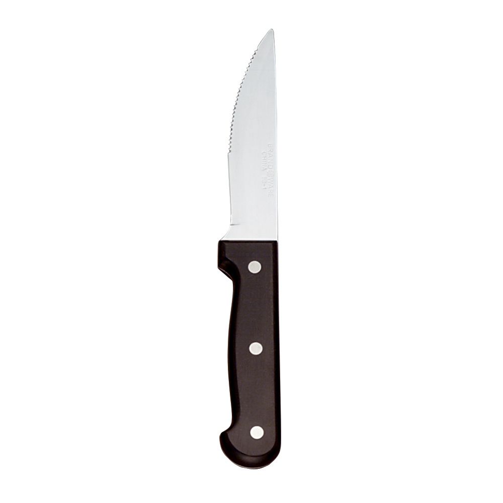 World Tableware Chop House S/S 10" Steak Knife w/ Black Bakelite Handle