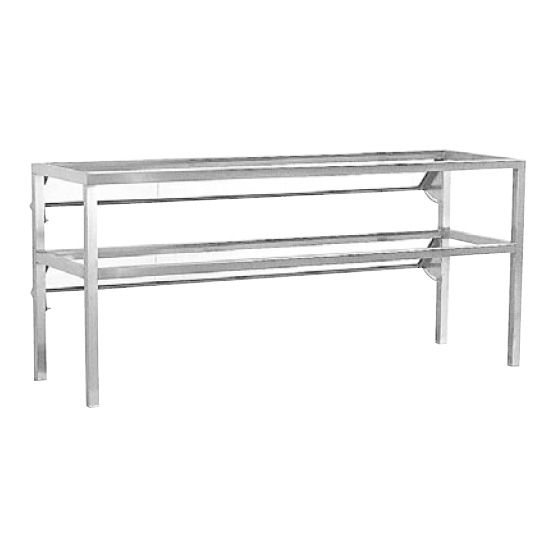 Randell&reg; 24" Double Tier Overshelf w/Adjustable Sneezeguard
