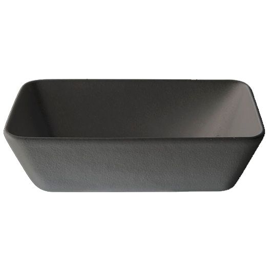 Bugambilia Rectangular Salad Bar Bowl, Black