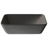 Bugambilia Rectangular Salad Bar Bowl, Black