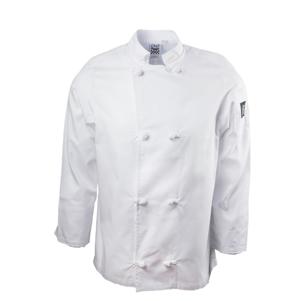Chef Revival&reg; Unisex White Large Chef Coat