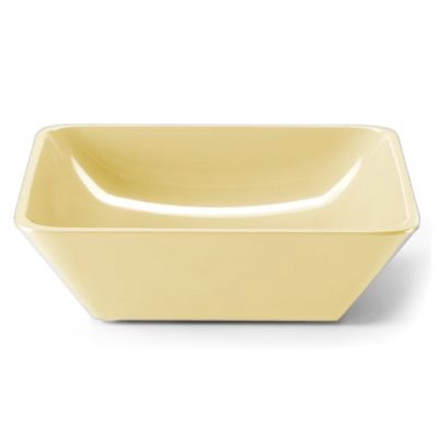 Elite Global Solutions Belize 10" Banana Crepe Square Bowl