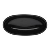 Elite Global Solutions Belize 3 Qt. Black Long Oval Bowl