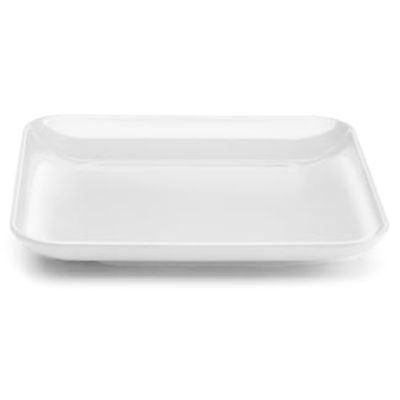 Elite Global Solutions Modernist 13-1/4" White Square Platter