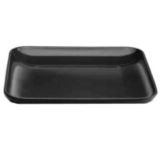 Elite Global Solutions Modernist 13-1/4" Black Square Platter