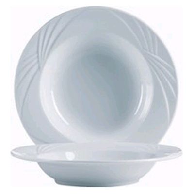 Cardinal Arcoroc Horizon Porcelain 14 Oz. Wide Rim Soup / Pasta Bowl